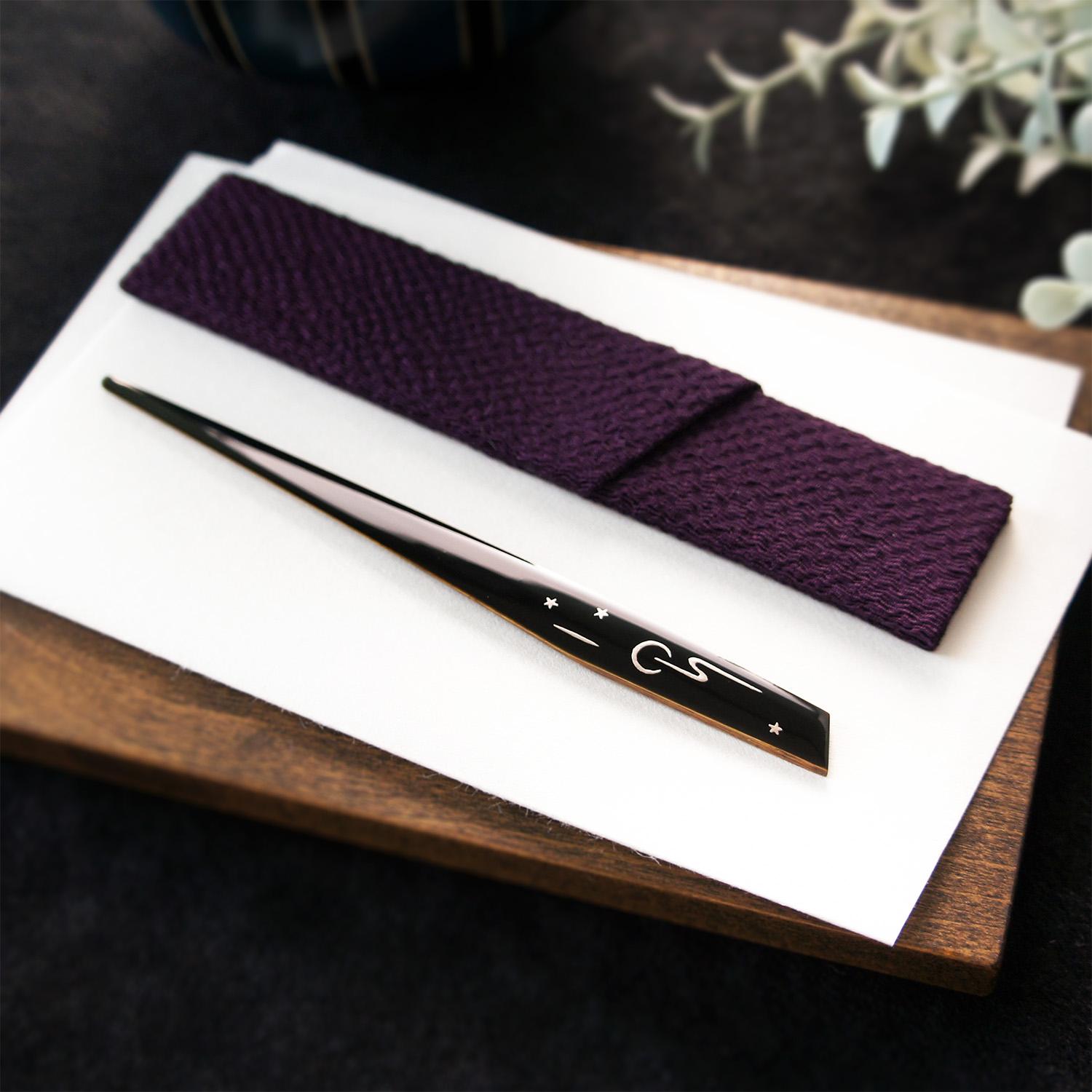 おぼろ月の菓子切り　【選べる菓子切り入れ付き】1枚目の画像